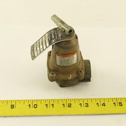 Bell & Gossett 110125 790-75 Pressure Relief Valve 75PSI Set 3/4" NPT