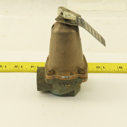 Bell & Gossett 110125 790-75 Pressure Relief Valve 75PSI Set 3/4" NPT