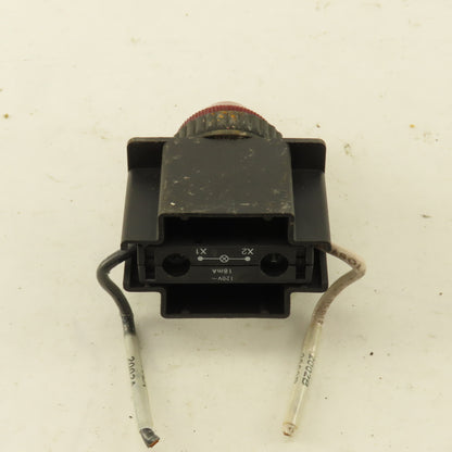 Allen Bradley 800L-22L10 120V Red Indicator Pilot Light