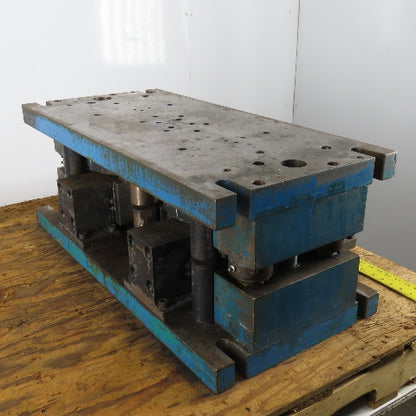 16" x 34" Dual Post Punch Press Die Shoe Set 9-1/2" Closed Clearance