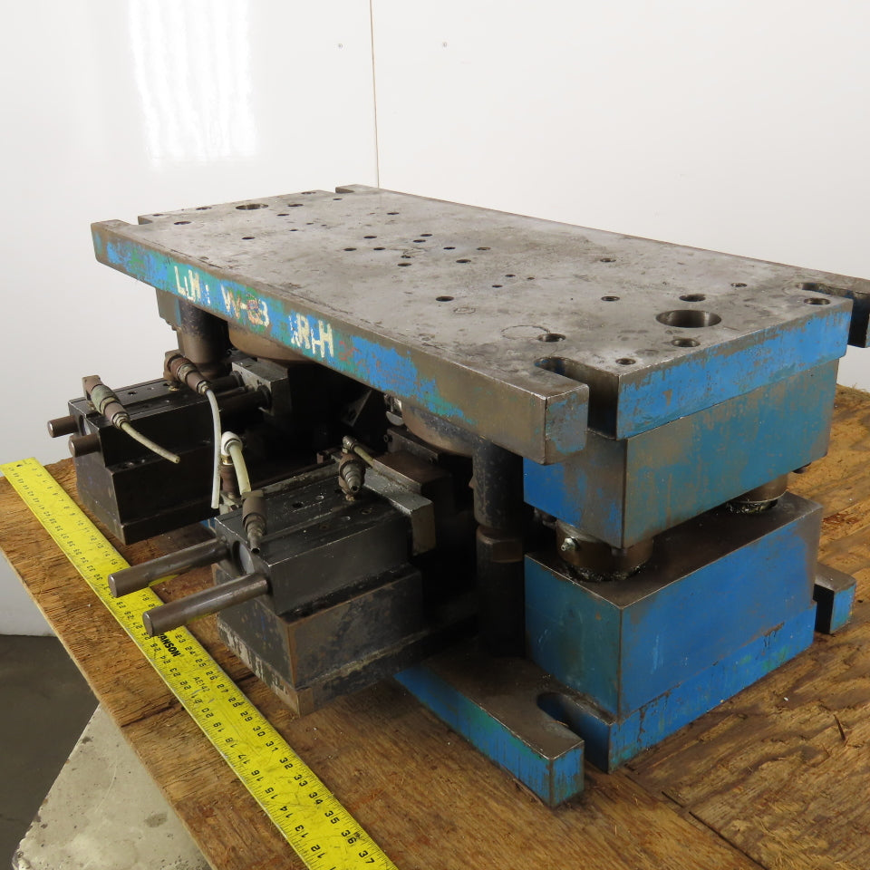 16" x 34" Dual Post Punch Press Die Shoe Set 9-1/2" Closed Clearance