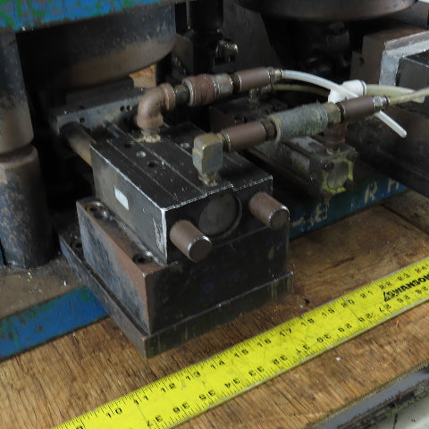 16" x 34" Dual Post Punch Press Die Shoe Set 9-1/2" Closed Clearance