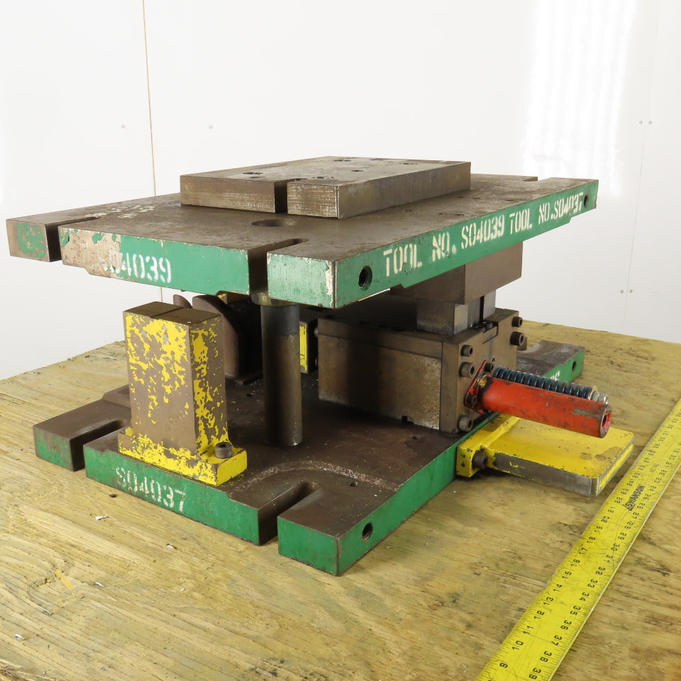19" x 28" Dual Post Punch Press Die Shoe Set 7" Closed Clearance