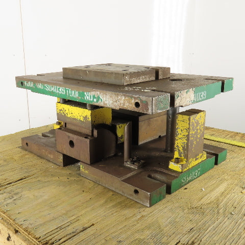 19" x 28" Dual Post Punch Press Die Shoe Set 7" Closed Clearance