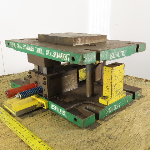19" x 28" Dual Post Punch Press Die Shoe Set 7" Closed Clearance