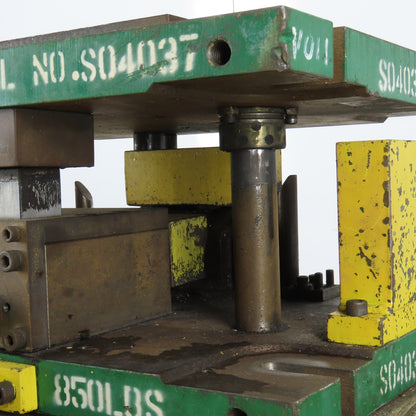19" x 28" Dual Post Punch Press Die Shoe Set 7" Closed Clearance