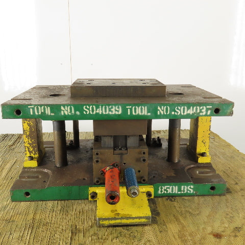 19" x 28" Dual Post Punch Press Die Shoe Set 7" Closed Clearance