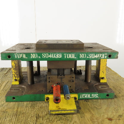 19" x 28" Dual Post Punch Press Die Shoe Set 7" Closed Clearance