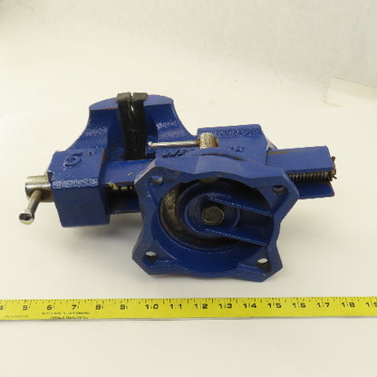 Westward 5" Jaw Combination Pipe Swivel Base Bench Vise 4" Open
