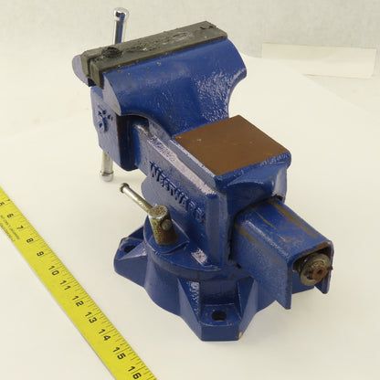 Westward 5" Jaw Combination Pipe Swivel Base Bench Vise 4" Open