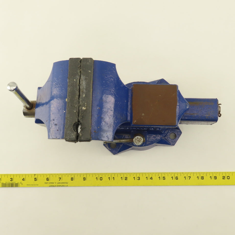 Westward 5" Jaw Combination Pipe Swivel Base Bench Vise 4" Open