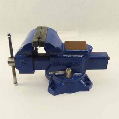 Westward 5" Jaw Combination Pipe Swivel Base Bench Vise 4" Open