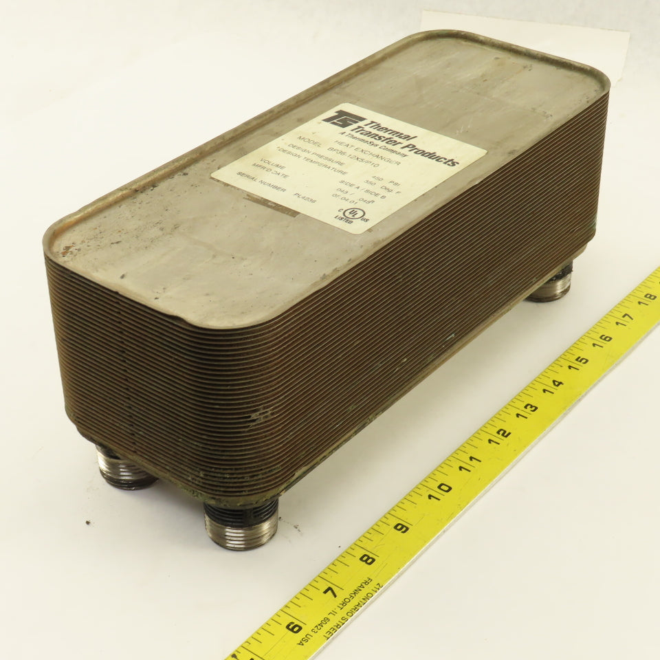 Thermal Transfer BP36-12x5/P10 Brazed Plate Heat Exchanger 350° 450PSI