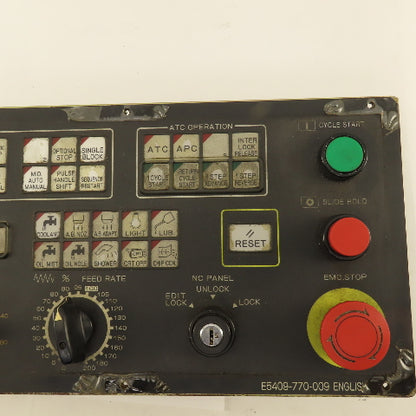 Okuma E0241-653-097 Operator Control Panel Switch Board