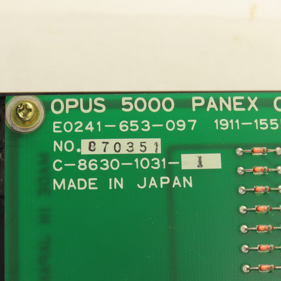 Okuma E0241-653-097 Operator Control Panel Switch Board