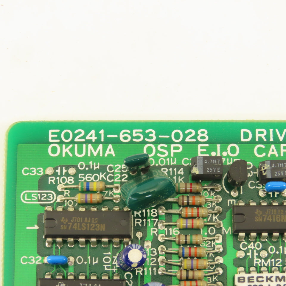 Okuma E0241-653-028 Driver Receiver Card OSP EIO