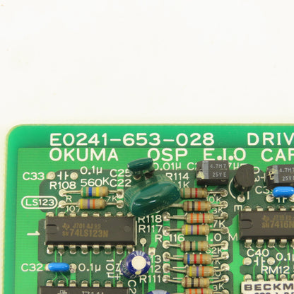 Okuma E0241-653-028 Driver Receiver Card OSP EIO