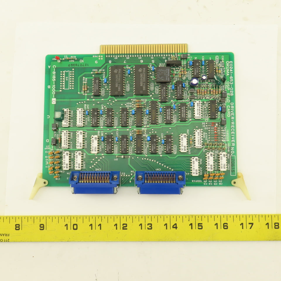 Okuma E0241-653-028 Driver Receiver Card OSP EIO