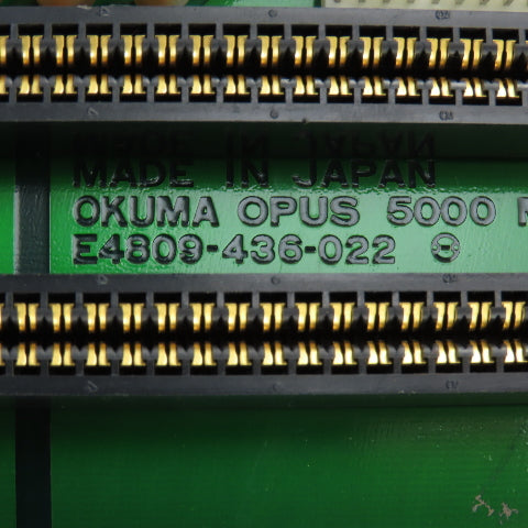 Okuma E4809-436-022 Opus 5000 Motherboard With Wire Harness