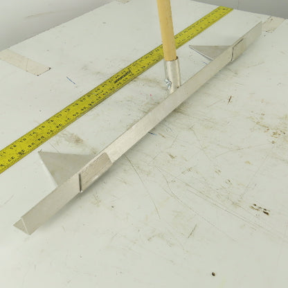 Aluminum 2 Row Planting Pointed Hoe Garden Tool Furrow Maker W/56" Handle
