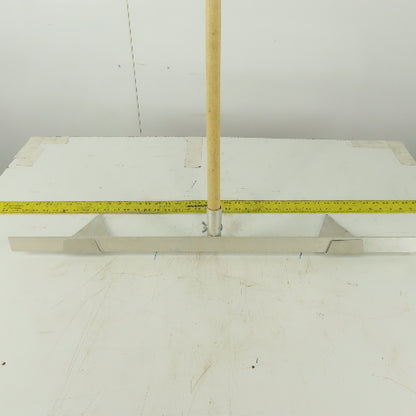 Aluminum 2 Row Planting Pointed Hoe Garden Tool Furrow Maker W/56" Handle