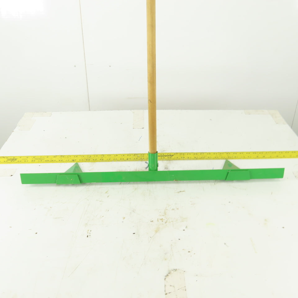 Green Aluminum 2 Row Planting Pointed Hoe Garden Tool Furrow Maker W/56" Handle