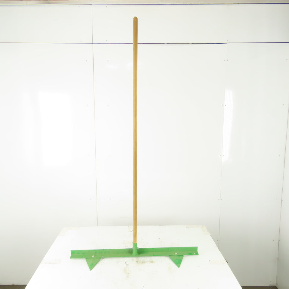 Green Aluminum 2 Row Planting Pointed Hoe Garden Tool Furrow Maker W/56" Handle