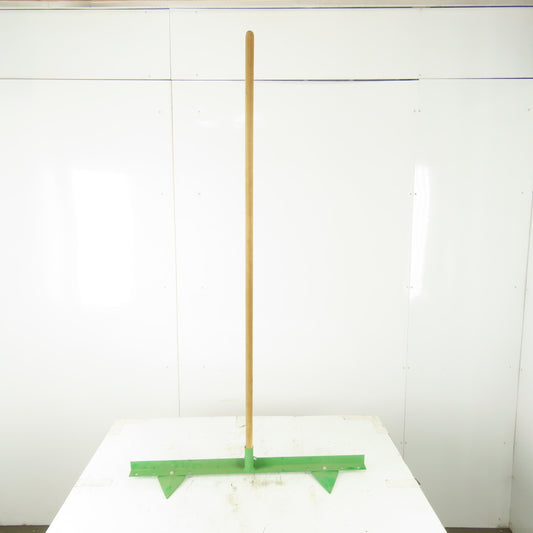 Green Aluminum 2 Row Planting Pointed Hoe Garden Tool Furrow Maker W/56" Handle