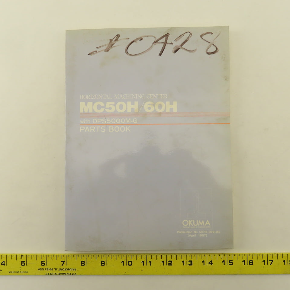 Okuma MC50H/60H CNC Horizontal Machining Center Parts Manual