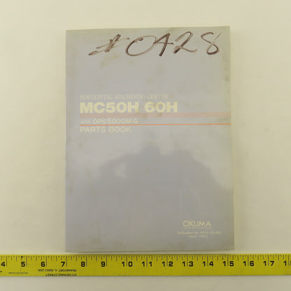 Okuma MC50H/60H CNC Horizontal Machining Center Parts Manual