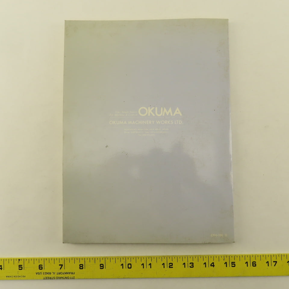 Okuma MC50H/60H CNC Horizontal Machining Center Parts Manual