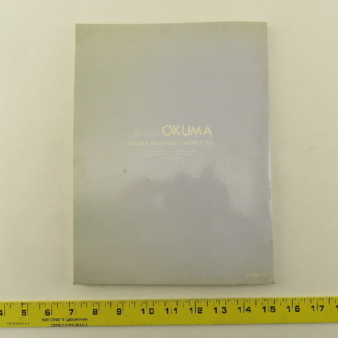 Okuma MC50H/60H CNC Horizontal Machining Center Parts Manual