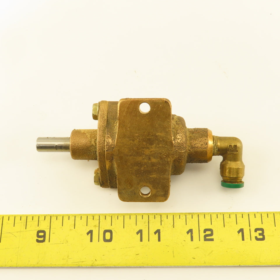 Parker 033510099 Mini Pneumatic Clamping Cylinder Side Leg  Spring Return 150PSI