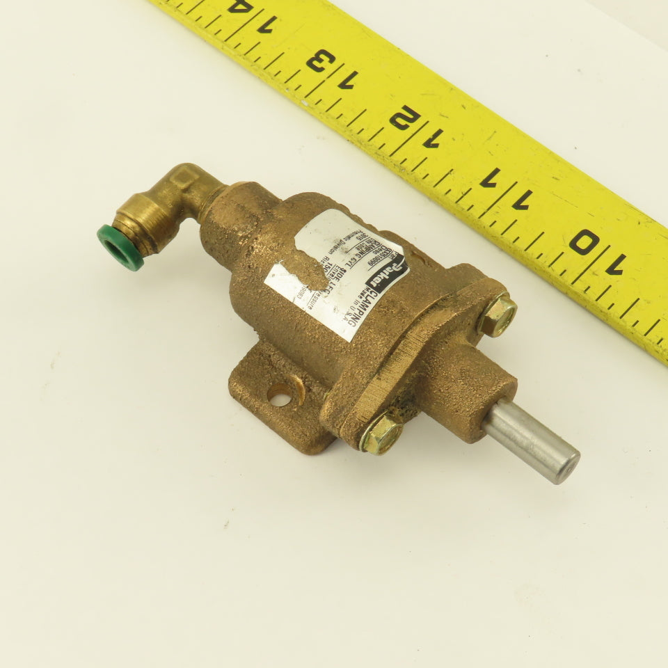 Parker 033510099 Mini Pneumatic Clamping Cylinder Side Leg  Spring Return 150PSI