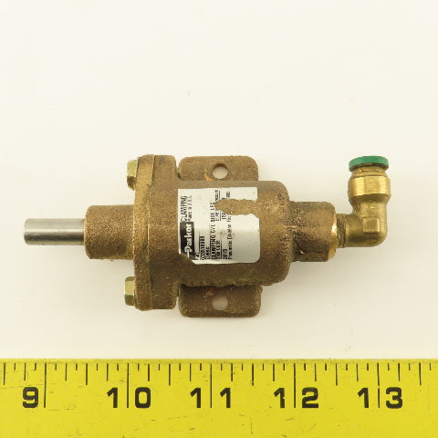 Parker 033510099 Mini Pneumatic Clamping Cylinder Side Leg  Spring Return 150PSI