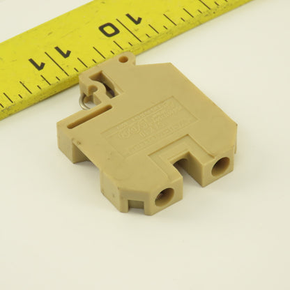 Weidmuller SAK10 14-6 AWG 600V Wire Terminal Block Lot Of 24