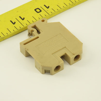 Weidmuller SAK10 14-6 AWG 600V Wire Terminal Block Lot Of 24