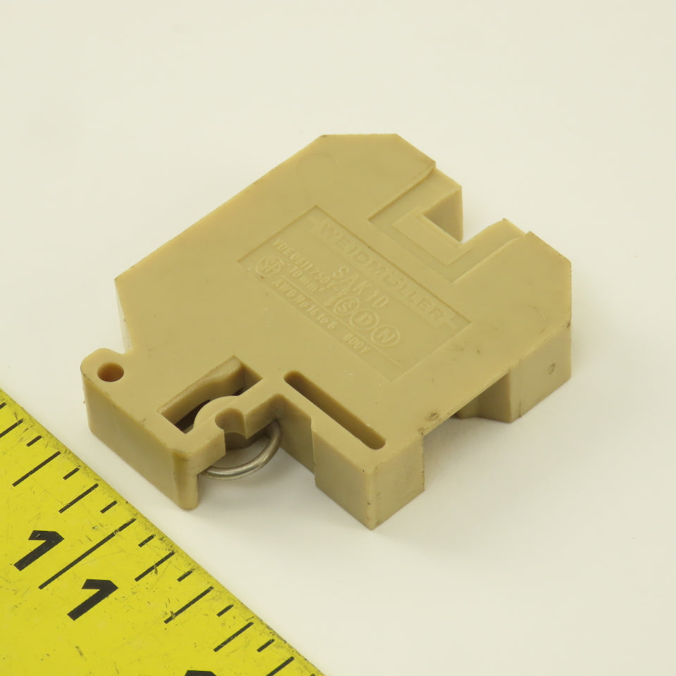 Weidmuller SAK10 14-6 AWG 600V Wire Terminal Block Lot Of 24