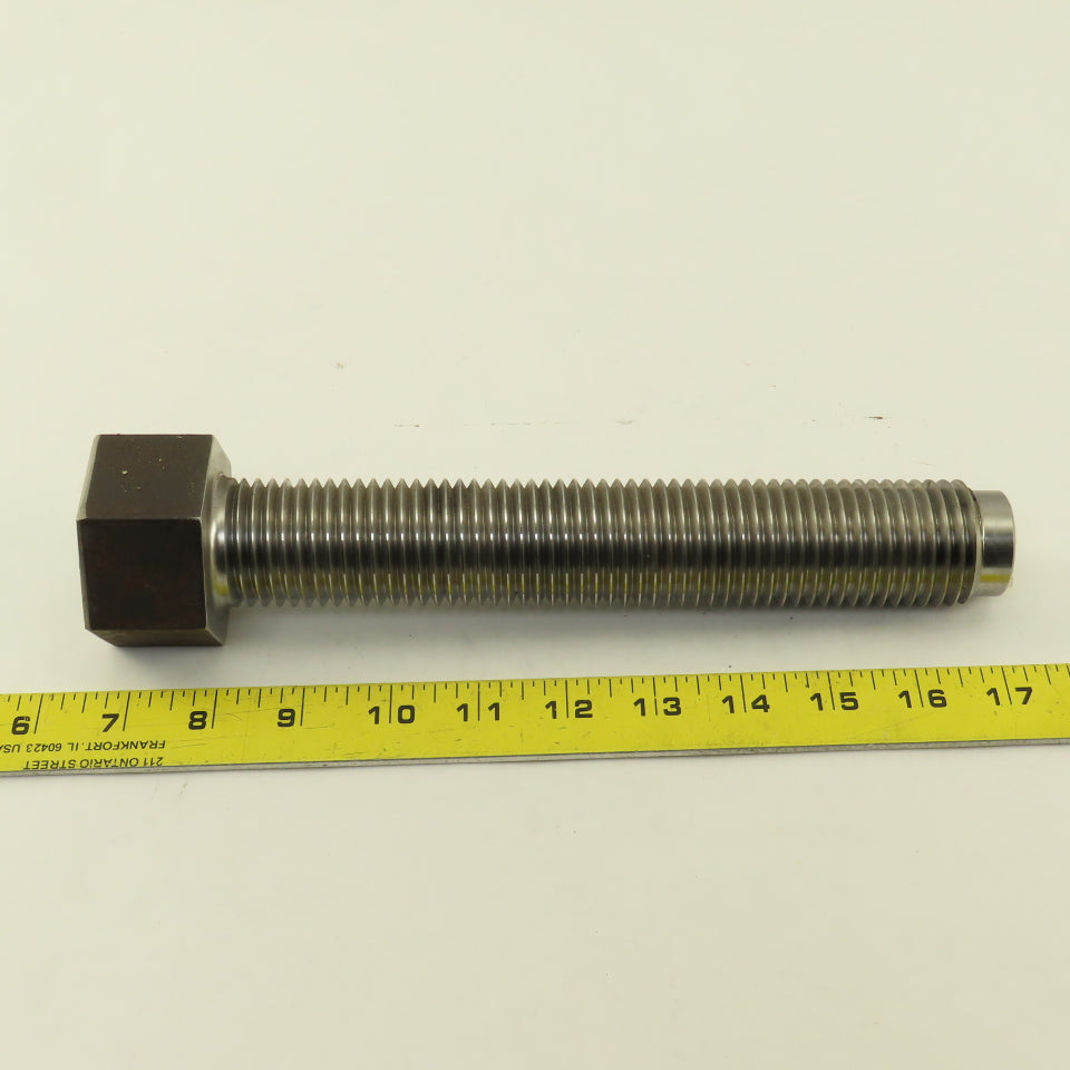1-1/2"-6 x 9" Dog Point Custom Made Bolt 2-1/4" Across Flats