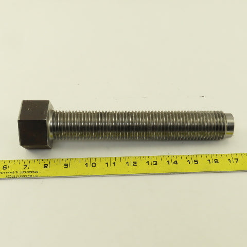 1-1/2"-6 x 9" Dog Point Custom Made Bolt 2-1/4" Across Flats