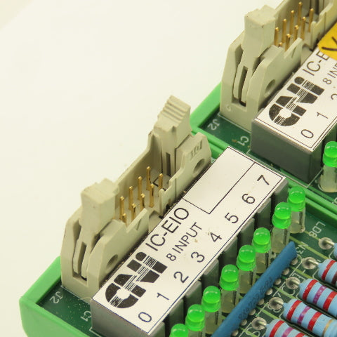 CNI IC-EIO/B 8 Channel Input Module Lot Of 3 DIN Mount