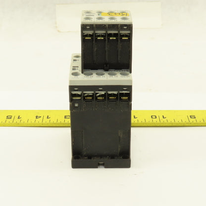 Siemens 3RH1131-1AF00 110V Contactor Relay W/ 3RH1911-1FA11 Auxiliary