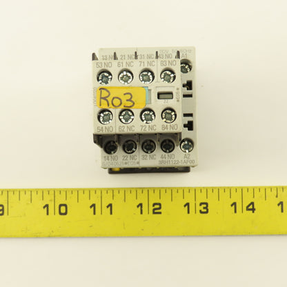 Siemens 3RH1131-1AF00 110V Contactor Relay W/ 3RH1911-1FA11 Auxiliary