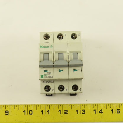 Moeller PLS6-D16/3 X Pole 16A 400V 3 Pole Circuit Breaker