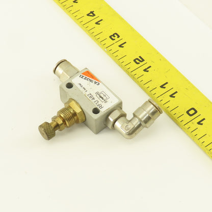 Camozzi RFU 482 Inline Flow Control Valve