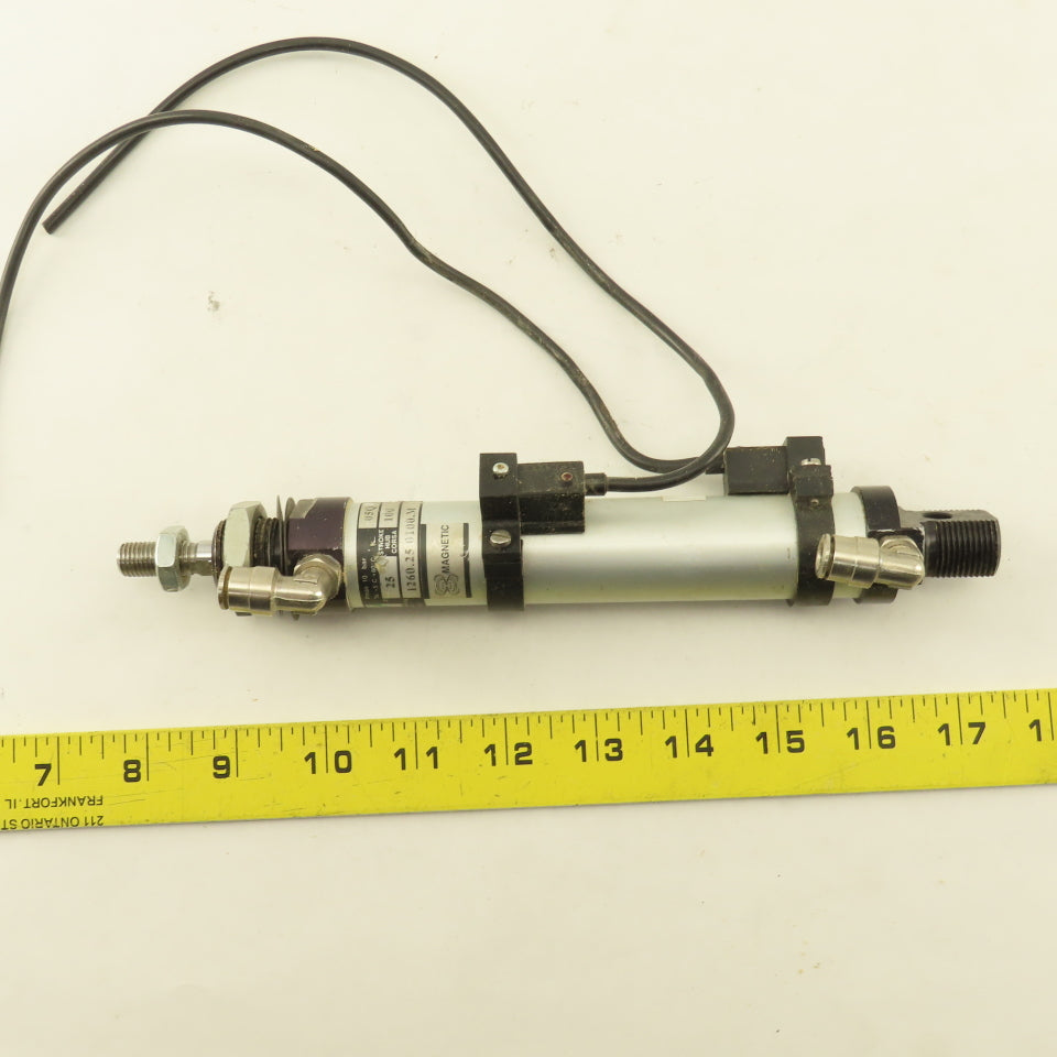 Pneumax 1260.25.0100.M 25mm Bore 100mm Stroke Magnetic Position Air Cylinder