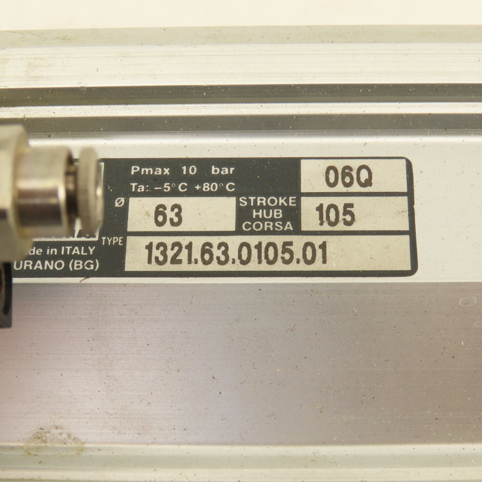 Pneumax 1321.63.0105.01 63mm Bore 105mm Stroke Magnetic Position Air Cylinder