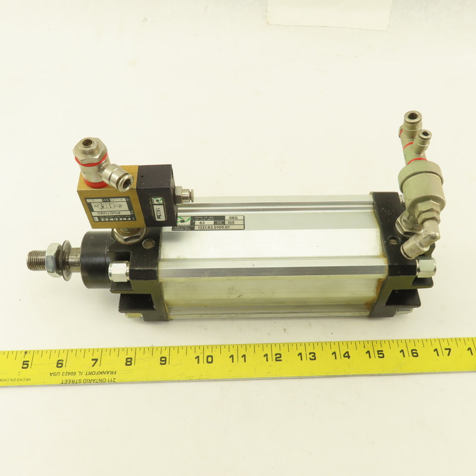 Pneumax 1321.63.0105.01 63mm Bore 105mm Stroke Magnetic Position Air Cylinder