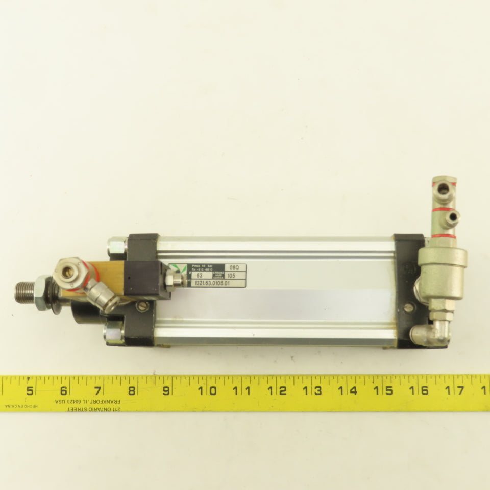 Pneumax 1321.63.0105.01 63mm Bore 105mm Stroke Magnetic Position Air Cylinder
