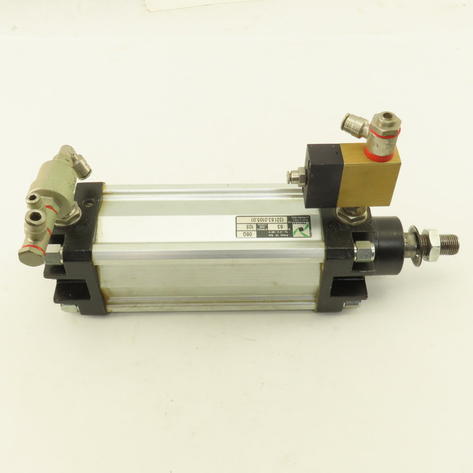 Pneumax 1321.63.0105.01 63mm Bore 105mm Stroke Magnetic Position Air Cylinder